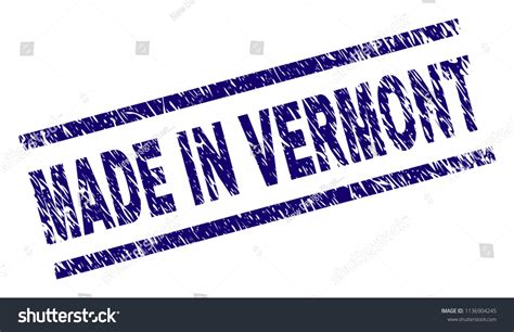 Made In Vermont Stamp Seal Watermark With Royalty Free Stock Vector
