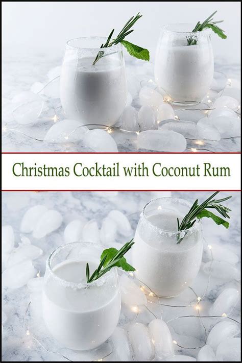 18 christmas drinks that bring the holiday cheer. Christmas Drink with Coconut Rum and Mint | Recipe (With images) | Coconut rum drinks, Coconut rum