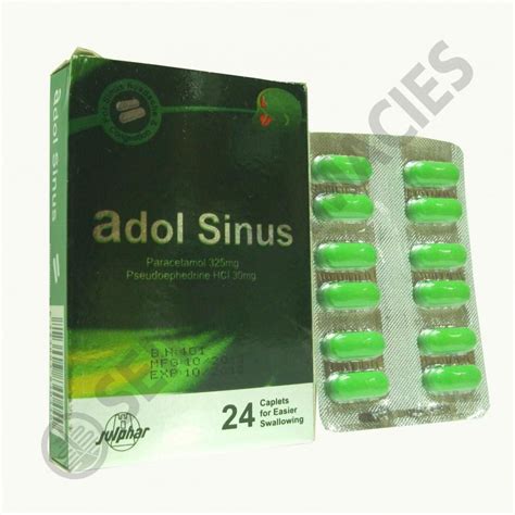Top adol abbreviation meanings updated february 2021. Adol Sinus 325mg Capsule - Rosheta