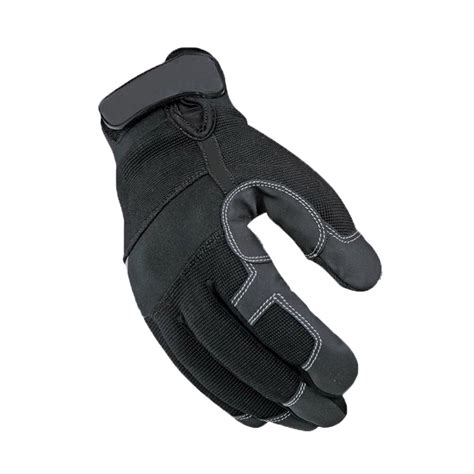 Synthetic Leather Mechanic Work Gloves Reinforcing And Grip Safety Work