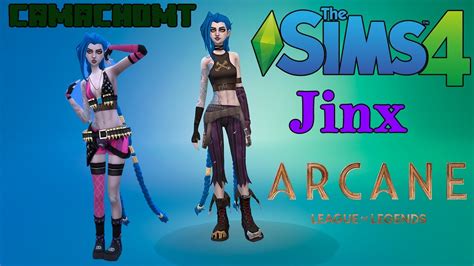 Jinx League Of Legends Arcane Sims 4 Youtube