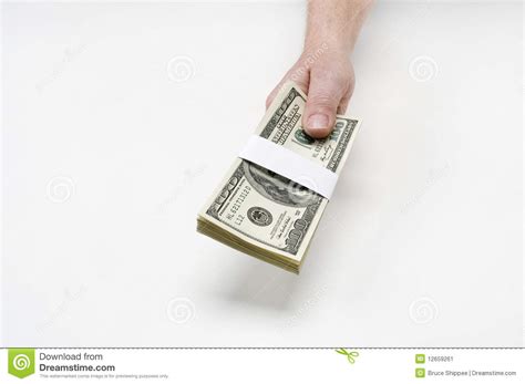 Heres Your Money Stock Image - Image: 12659261