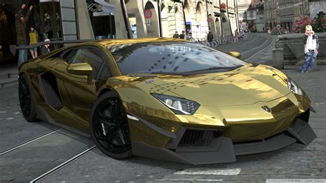 Gold Lamborghini Aventador Lp700 4 Photo Wallpaper 1920x1080 17008