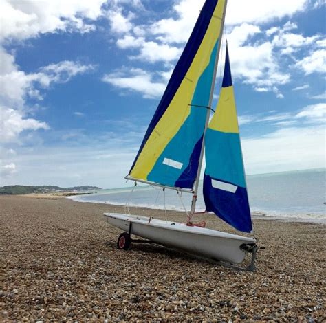 Laser Ii Fun Sailing Dinghy Ready To Sail With Trolley And Trailer