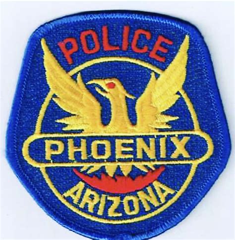 Phoenix Arizona Police Patch Police Patches Phoenix Arizona Porsche