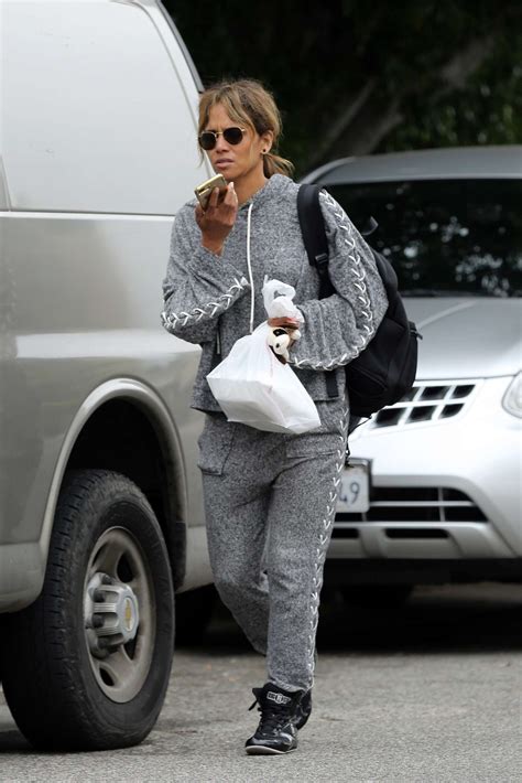 Halle Berry Leaves Her Workout In Los Angeles Gotceleb