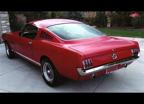 1965 Gt K Code Fastback This Car Came Equipped With A 289 Cubic Inch High Performance Engine