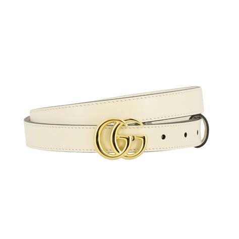 Gg Marmont Leather Belt With Shiny Buckle Enigma Boutique