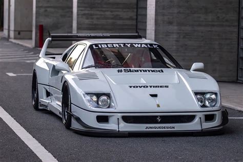 Rare Ferrari F40 Gets Maimed By Liberty Walk For The Sake Of Tuning