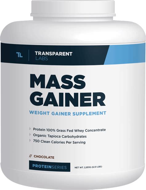 Transparent Labs Mass Gainer 110 Open Formula Weight Gain
