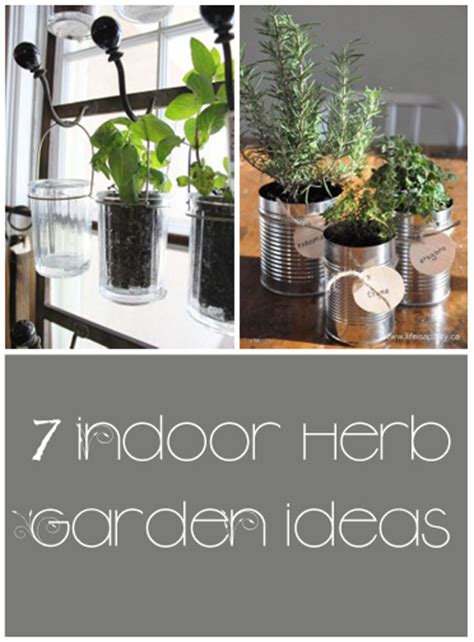 7 Great Ideas For An Indoor Herb Garden My List Of Lists