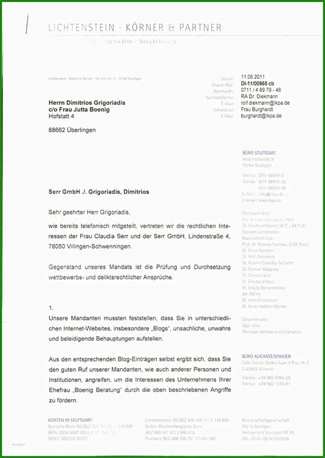Aber nennen sie dort auch die angestrebte position? Brief Anwalt Vorlage - Kostenlose Vorlagen zum Download! - Kostenlose Vorlagen zum Download!