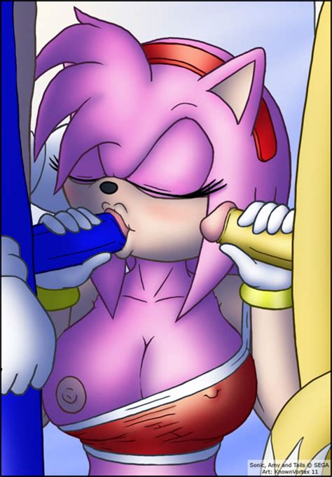 Rule 34 Amy Rose Animal Ears Anthro Big Breasts Breasts
