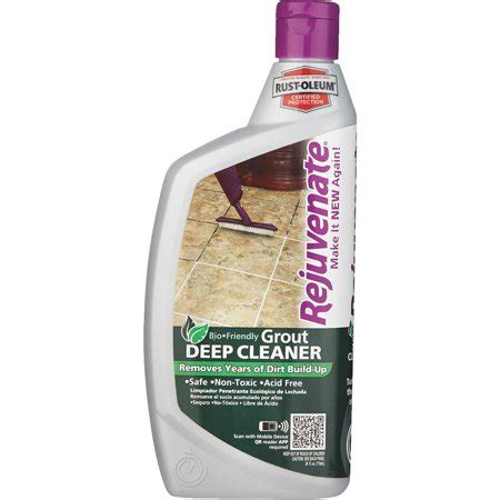Follow the acid clean with clean water. Rejuvenate Acid Free Tile & Grout Deep Cleaner - Walmart.com