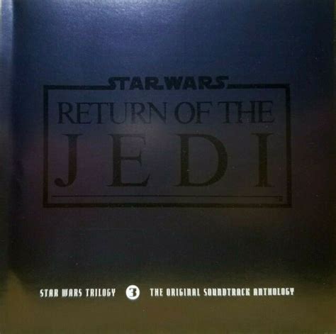Star Wars Trilogysoundtrack Anthologydisc 3 Cd Excellent Mint