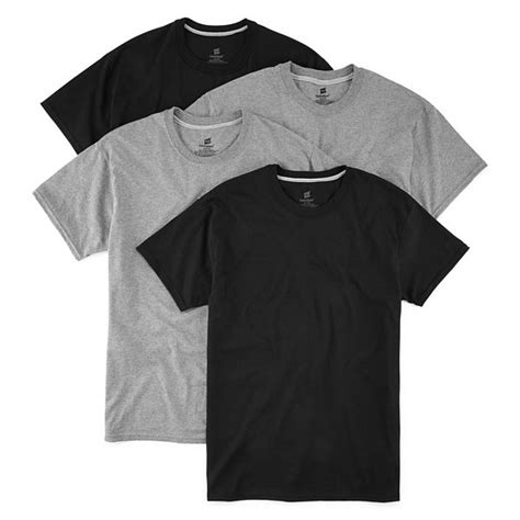 Hanes Mens Comfortblend® Freshiq™ Dyed Crewneck Undershirt 4 Pack