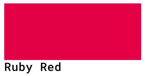 Ruby Red Color Codes The Hex Rgb And Cmyk Values That You Need Ruby
