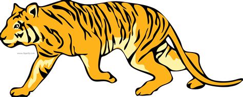 Clipart Tiger Walking Clipart Tiger Walking Transparent Free For