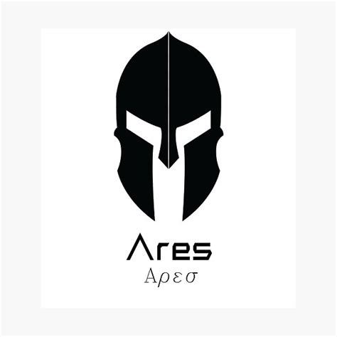 Ares Logo Photographic Print For Sale By Artology06 Redbubble