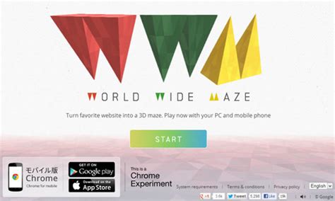 Turn website into app chrome. Turn Your Favourite Website Into 3D Maze With Google ...