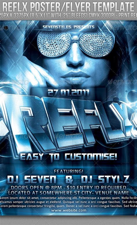 Reflx Posterflyer Template By Sevenstyles Graphicriver