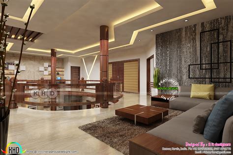 Upper Floor Interior Designs By Rit Interiors Kerala
