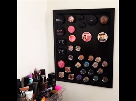 If you're ready to clear the clutter from your bathroom counters, this diy is just what you need! DIY: Magnetic Makeup Board (Mar 2014) - YouTube