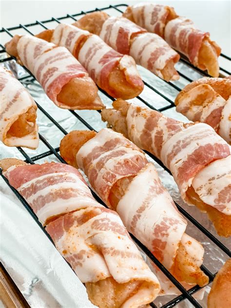 Bacon Wrapped Chicken Tenders Pound Dropper