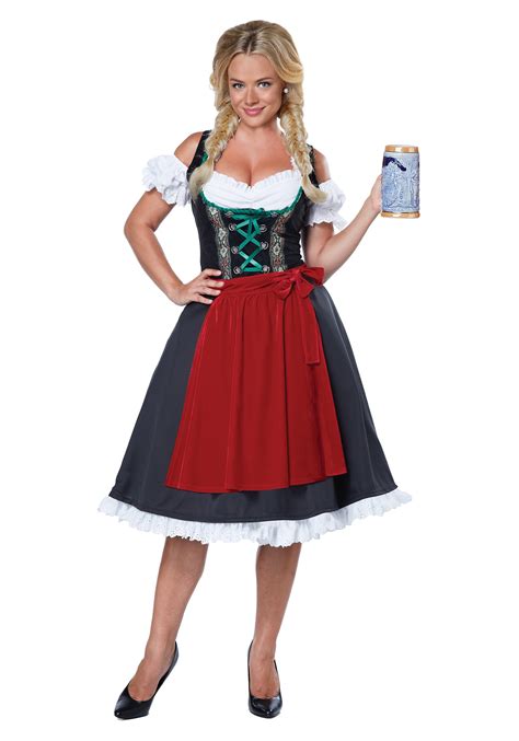 Details About Sexy Red German Beer Oktoberfest Girl Dress Costume Buy Our Best Brand Online