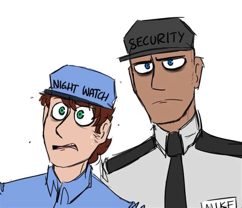 Mike And Jeremy Now With Actual Non Canon Human Faces Five Nights At Freddys Rebornica