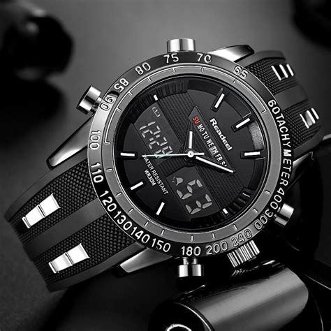Luxury Brand Watches Men Sports Watches Waterproof Led Digital Quartz