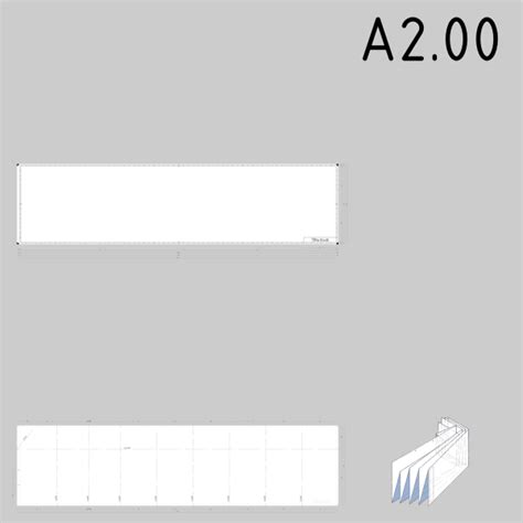 A200 Sized Technical Drawings Paper Template Vector Image Free Svg