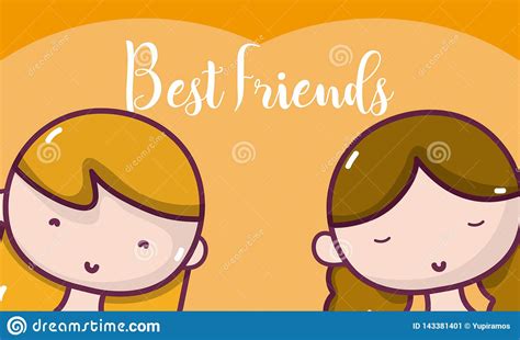 Womens Best Friends Stock Vector Illustration Of Pair 143381401