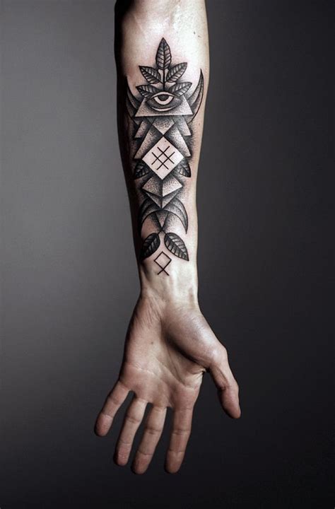 Black Arm Tattoo Design