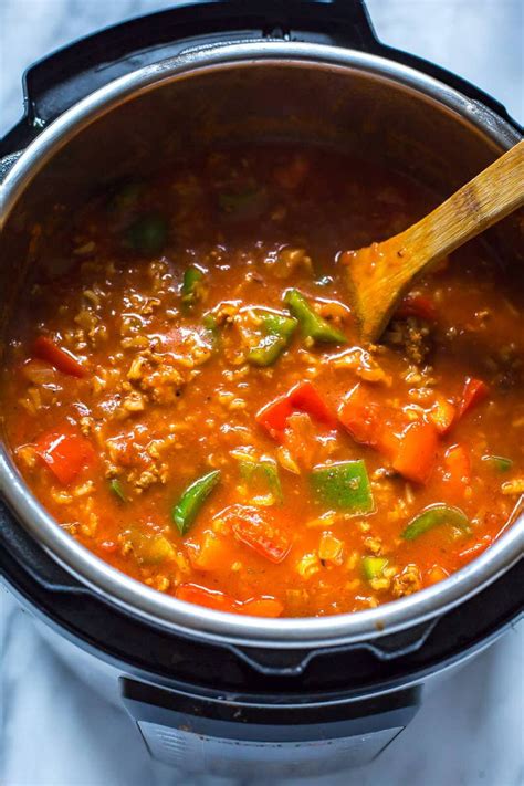 How to white ricepeppersoup / how to wear white pants 2020. Instant Pot Stuffed Pepper Soup - The Girl on Bloor