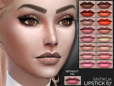 The Sims Resource Sintiklia Lipstick 67 • Sims 4 Downloads
