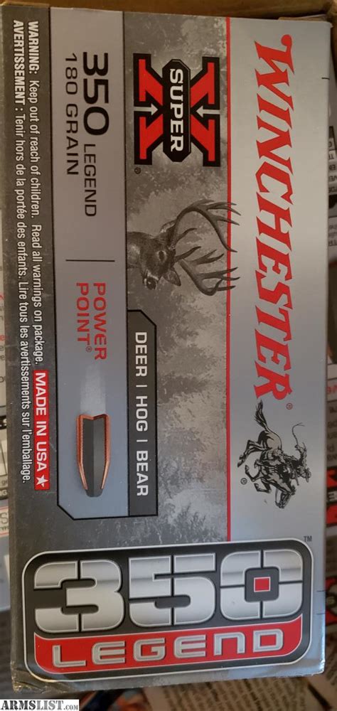 Armslist For Sale Winchester 350 Legend Ammo