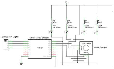 Electronic Circuit Schematic Of Stepper Motor Driver Cw Is 1010