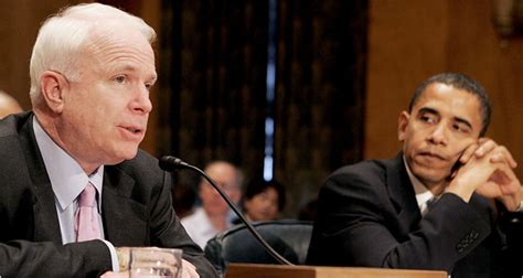 Mccain And Obama Take Their Senatorial Rivalry Into The Presidential