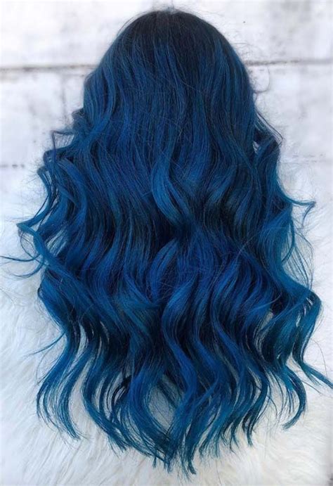 65 iridescent blue hair color shades for your inner mermaid dyed hair blue blue hair hair