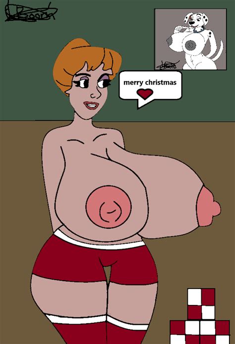Rule 34 101 Dalmatians 2girls Anita Radcliffe Big Breasts Big Nipples