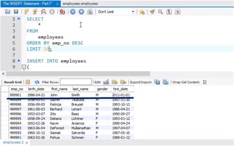 SQL INSERT Statement In A Bit More Detail Data Science