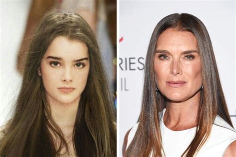 Brooke Shields1 Brooke Shields Celebrities Then And Now Long Hair Girl