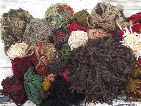 5 Lbs Wool Strips For Rug Hooking Huge Lot Pre Cut Wool Fabric In