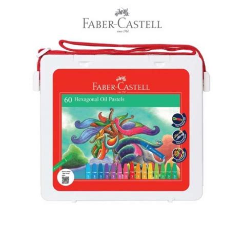 Jual Faber Castell Hexagonal Crayon Oil Pastel Isi 60 Warna Di Seller
