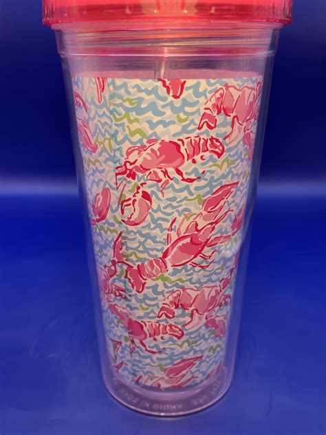 Lilly Pulitzer Lobster Tumbler Cupofmood