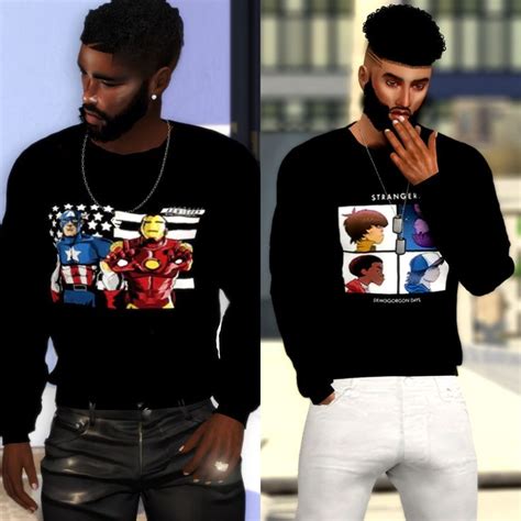 Proud Black Simmer Sims 4 Men Clothing Sims 4 Collections Sims 4