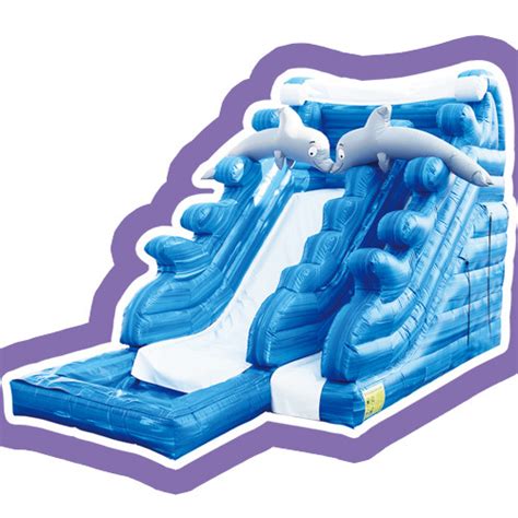 Cheer Amusement Kids′ Inflatable Water Slide With Ocean Theme For
