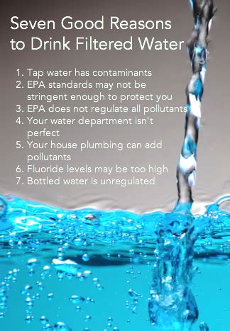 Seven Undeniably Good Reasons To Drink Filtered Water Natural Health