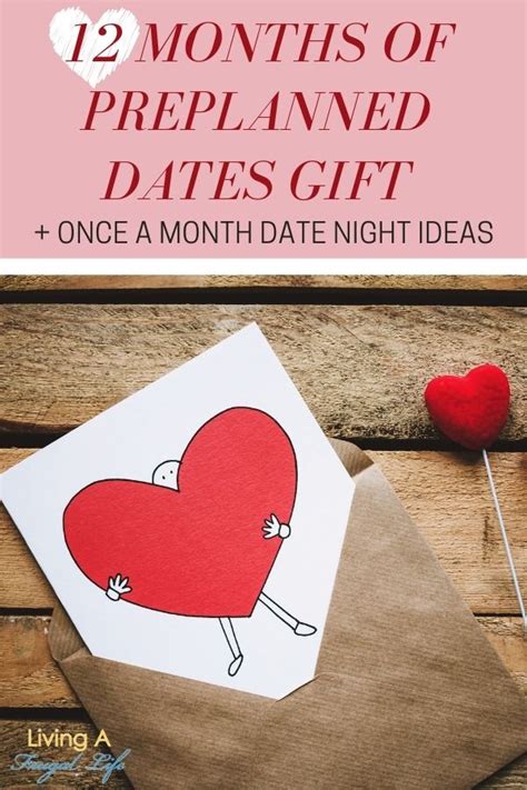 12 Months Of Preplanned Dates T Once A Month Date Night Ideas Date Night Ts Date